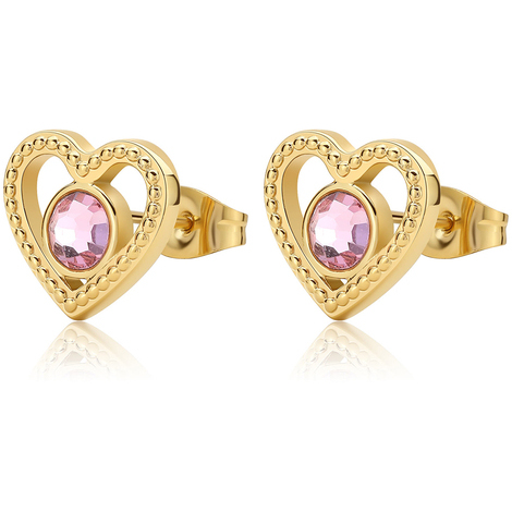 Orecchini a forma di cuore Sagapo Lucky Light