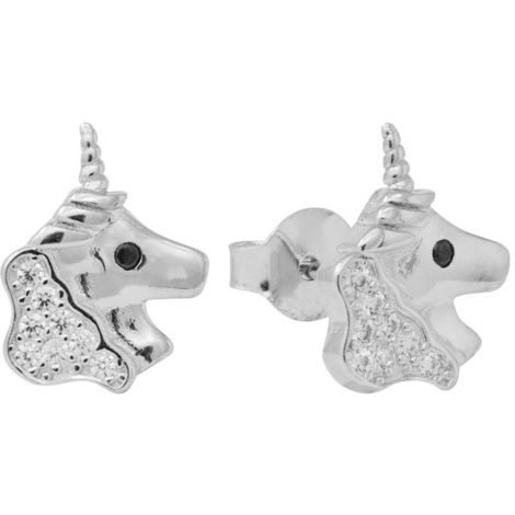 Orecchini a lobo unicorno