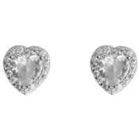 orecchini argento925 cuore bianco feelings jewels