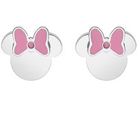 orecchini bambina disney minnie mouse fiocco rosa