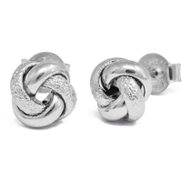 orecchini da donna a forma di nodo in oro 9kt