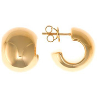 orecchini da donna in acciaio a cerchio sp