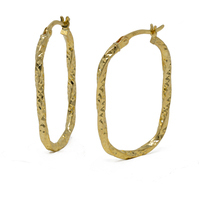 orecchini dimantati in oro 9 kt 