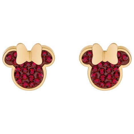 Orecchini Disney Minnie in acciaio goldrose