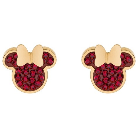 Orecchini Disney Minnie in acciaio goldrose