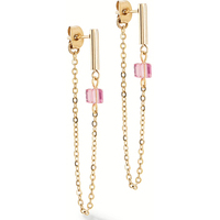 orecchini donna coeur de lion geocube & chain