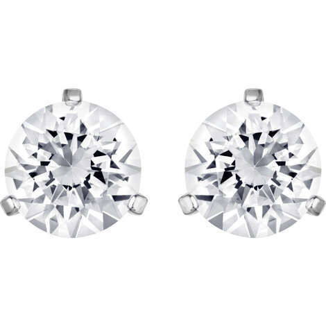 Orecchini donna gioielli Swarovski Solitaire
