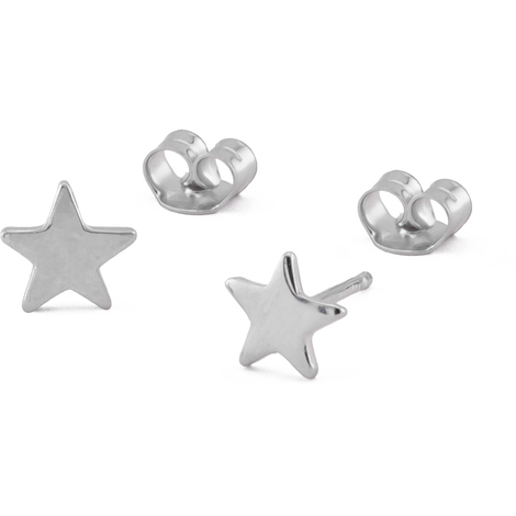Orecchini A Spirale Belons In Argento Sterling 925 - Con Charm Stella/Cuore/Aereo | Per Donne E Ragazze - Foto 2