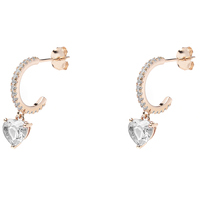 orecchini ear cuff feeling in argento925 con cuore