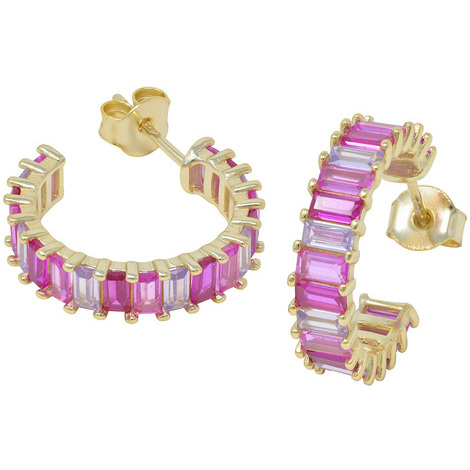 Orecchini ear cuff in argento925 con cristalli 