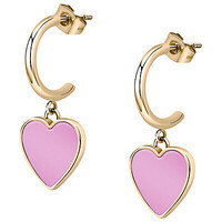 orecchini ear cuff morellato in acciaio con cuori