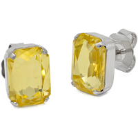 orecchini evita in ottone con cristalli gialli