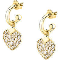 orecchini in acciaio con cuore pendente morellato