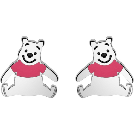 Orecchini in acciaio Winnie The Pooh da bimba 