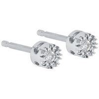 orecchini in oro bianco e diamanti