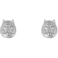 orecchini liu jo in acciaio a forma di leone