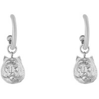 orecchini liu jo in acciaio con leone