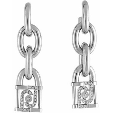 LIEBESKIND BERLIN Orecchini Pendenti In Acciaio Inox – Collezione Jewel – Lunghi 4,2 Cm – Design Minimalista – Regalo Con Confezione Originale