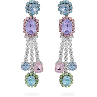 orecchini pendenti in ottone con pietre evita