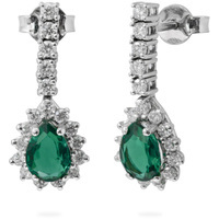 orecchini pendenti oro9kt lab grown diamond eureka