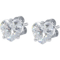 orecchini punto luce sarnioro in oro 9kt e zirconi