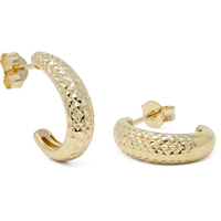 orecchini semi cerchio in oro 9 kt 