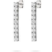 orecchini tennis in argento 925 con zirconi