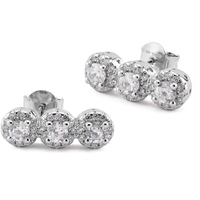 orecchini trilogy in argento 925 con zirconi