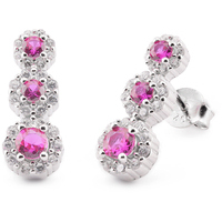 orecchini trilogy in argento 925 con zirconi