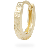 orecchino singolo a cerchio in oro giallo 9kt 