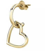 orecchino singolo la petite story in ottone dorato