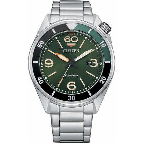 Orologio analogico Citizen Eco Drive in acciaio
