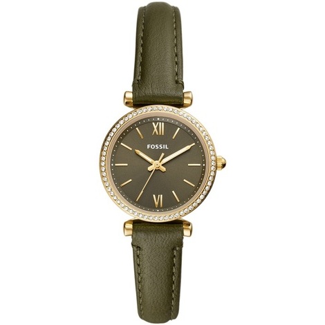 Orologio analogico Fossil in acciaio e pelle ES5113