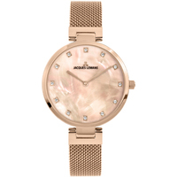 orologio analogico jacques lemans con madreperla
