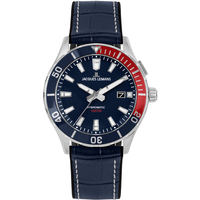 orologio analogico jacques lemans in pelle