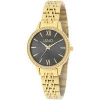 orologio analogico liu jo in acciaio e cristalli