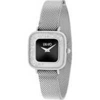 orologio analogico liu jo in acciaio e cristalli