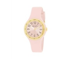 orologio analogico liu jo in silicone color crema