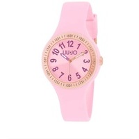 orologio analogico liu jo in silicone rosa