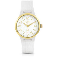 orologio analogico ops in acciaio e silicone