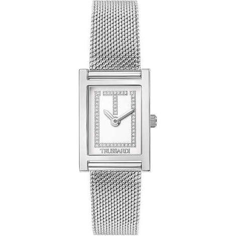 Orologio analogico Trussardi in acciaio silver