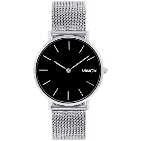 Orologio analogicoin acciaio
