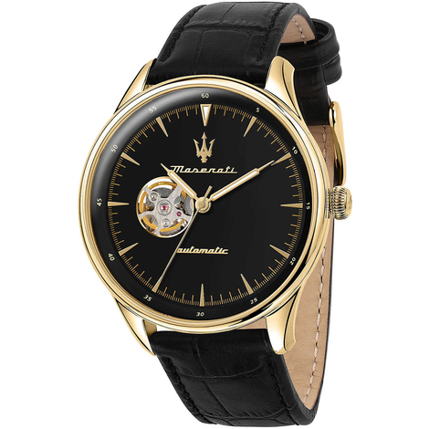 Orologio automatico Maserati in acciaio e pelle