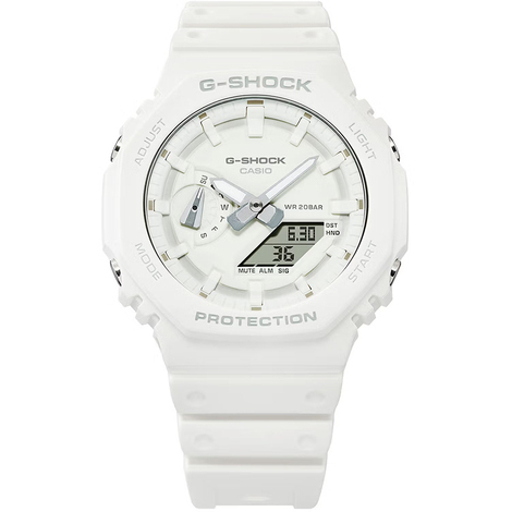 Orologio casio g-shock in resina carbonio bianco 