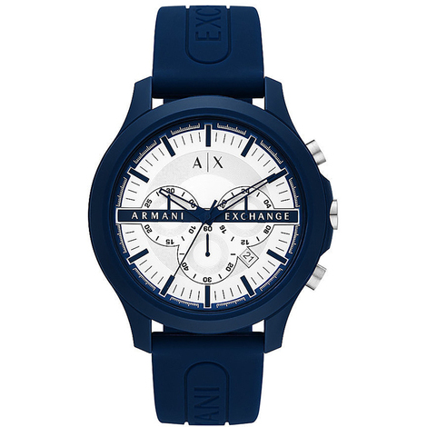 Orologio Crono Armani Ax in acciaio e silicone