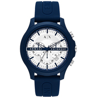 orologio crono armani ax in acciaio e silicone