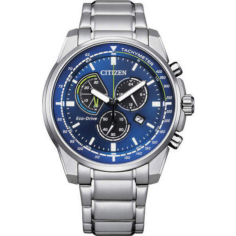 Orologio cronografo Citizen Eco Drive in acciaio AT1190-87L