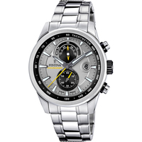 Festina Orologio Cronografo Al Titanio – Quadrante Argento, Calendario, Design Sportivo