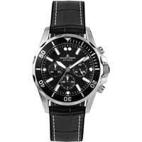 orologio cronografo jacques lemans in pelle
