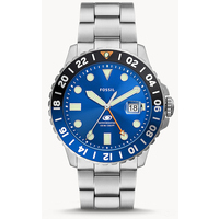 orologio da uomo tempo e data fossil blue